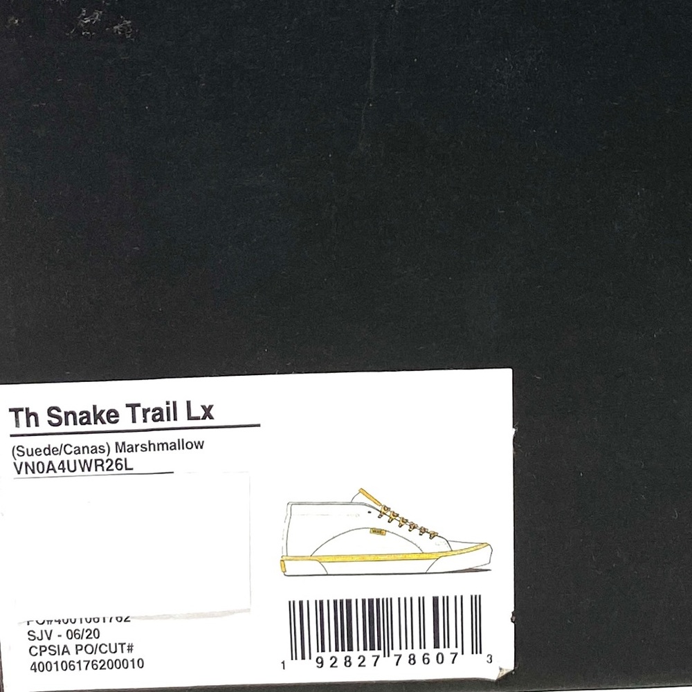 VANS X TAKA HAYASHI SNAKE TRAIL LX Suede Marshmallow Men's Sneakers VN0A4UWR26L - Picture 8 of 9